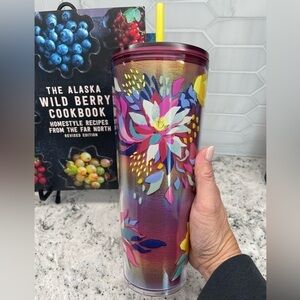 Starbucks Target 2024 Spring Iridescent
Exotic Plants Holographic Cold Cup. NWT